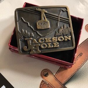 Jackson Hole Belt Buckle vintage (RARE)